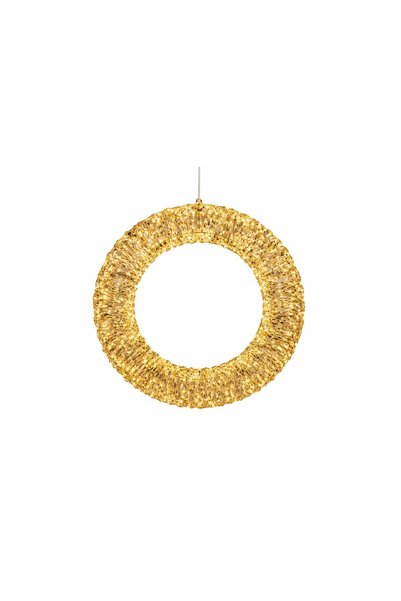 Generic Brand Coroniță de Crăciun LED 90 cm, 5040 LED-uri, Lumină Caldă, Exte...