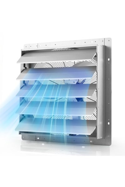 VEVOR Shutter exhaust fan, Rated voltage: 230 V 50 Hz, Speed: 1400 rpm, Model...