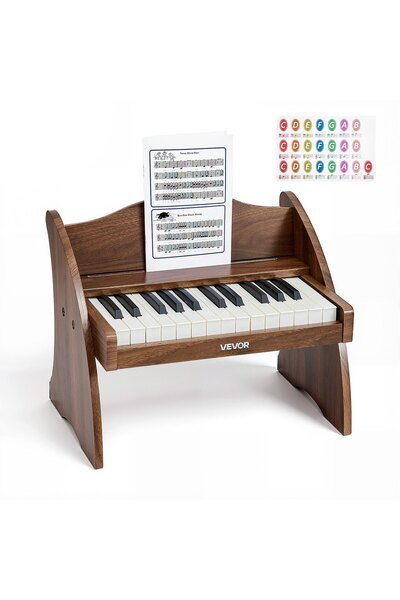 VEVOR Electronic piano kinder keyboard, Color: walnut, Model number: SLW825, ...