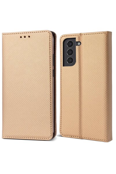 MOOZY Калъф за телефон, Moozy, Flip On, за Samsung Galaxy S21 FE 5G, златен, ...