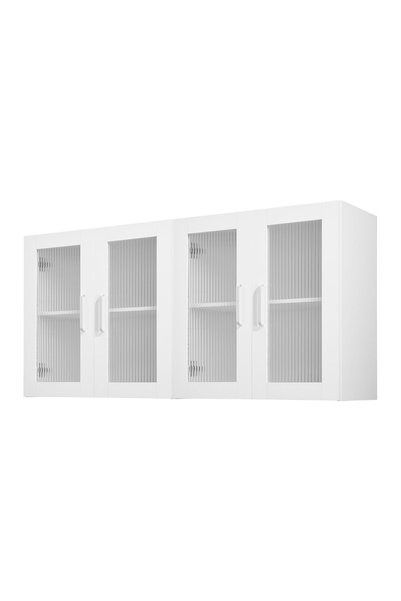 VEVOR Laundry cabinet, Color: white, Model number: XYFG-04, Number of shelves...