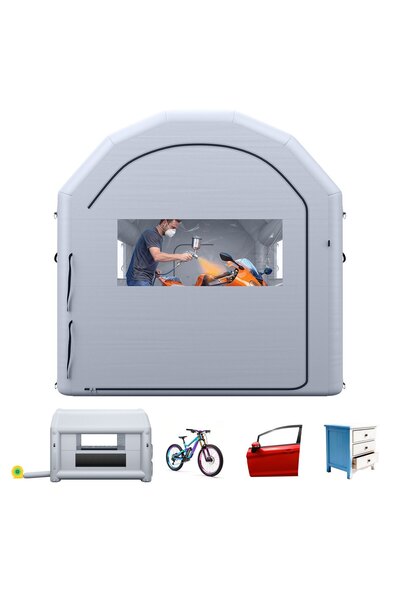 VEVOR Cabină de vopsire gonflabilă, Material principal: țesătură Oxford + mat...
