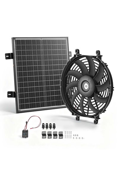 VEVOR Gable mount fan, Product dimensions: 340 x 340 x 70 mm, Size: 30.5 cm, ...