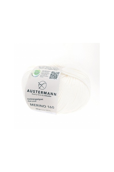 Austermann Νήμα 100% μαλλί μερινό, Austermann, Merino 160 Exp. 201, για πλέξι...