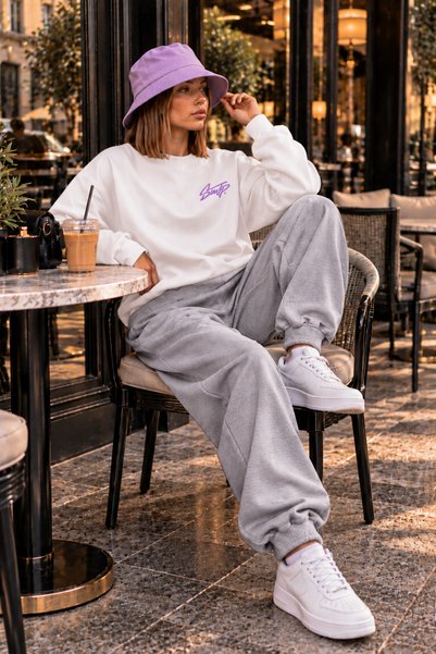 JAWÜ FASHION Swp مجموعة ملابس رياضية "Sweet" الفاخرة بملمس ناعم من الداخل