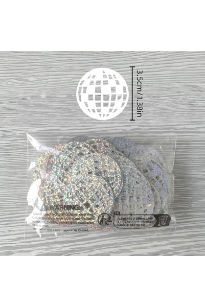 Choice 1 pack STYLE A 100Pcs/Pack 70s 80s Disco Ball Laser Sequin Confetti Ta...