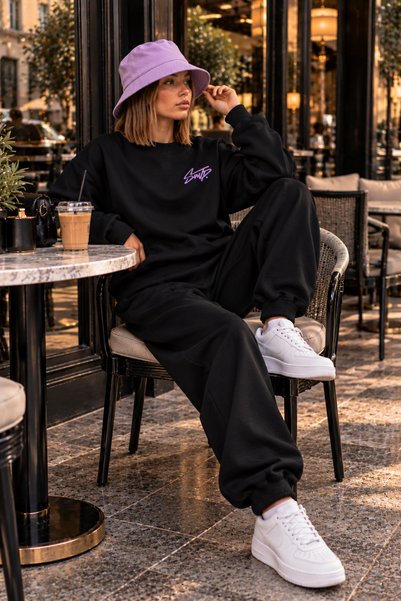 JAWÜ FASHION Swp مجموعة ملابس رياضية "Sweet" الفاخرة بملمس ناعم من الداخل