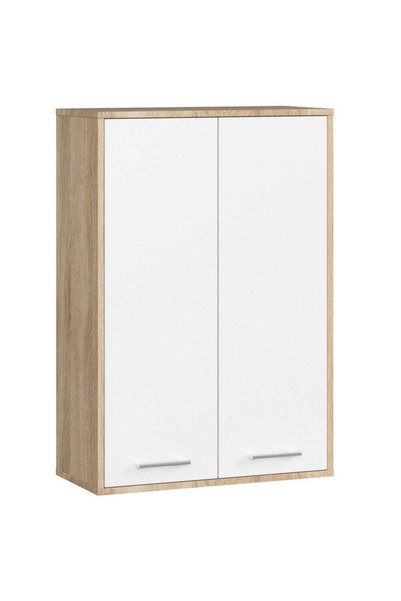 MyOfficeShop Dulap de baie suspendat, cu 2 uși și 4 rafturi interioare, placa...