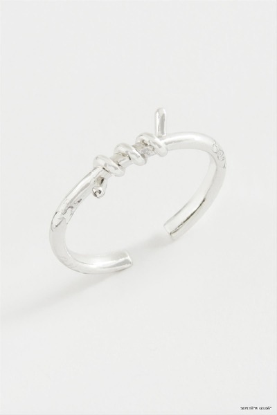 ZERO LAND SPT-GLD Coiled Metal Ring (233258) Silver Color