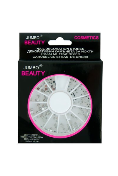 DD SHOP Strasuri pentru unghii, decorațiuni argintii pentru manichiură, set 3...