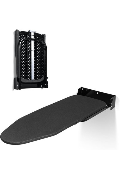 Duwee Wall-Mounted Foldable Ironing Board 12''x36'', Retractable Ironing Boar...