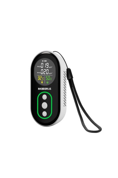 INKBIRDPLUS جهاز مراقبة جودة الهواء الداخلي المحمول 4 في 1 لقياس PM2.5/PM10، ...