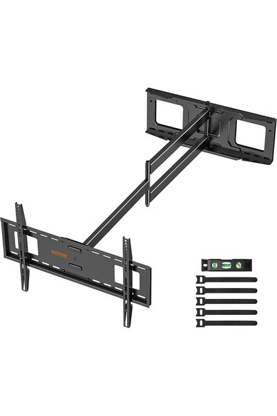 WHYFONE Extra Long Reach TV Wall Bracket with with 1219mm Articulating Arm