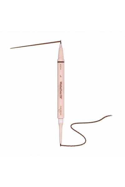 Make Over 22 cosmetics MakeOver22 Pure Brows 2-in-1 Eyebrow Pencil, Dual-Ende...