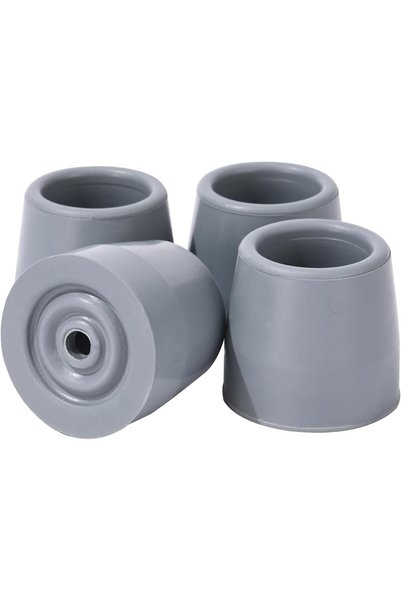 GENERAL 4PCS Rubber Walker Tips 1 1/8 '' Heavy Duty Replacement Tips for Walk...