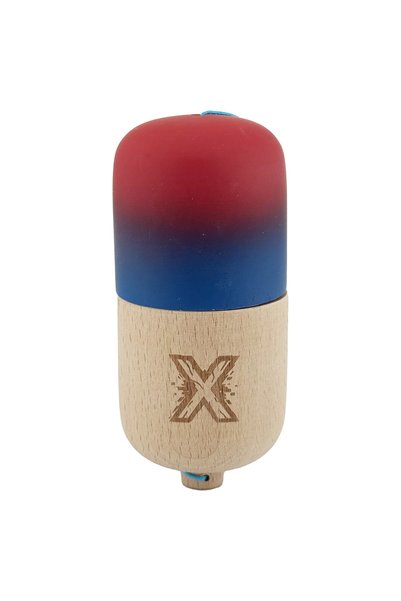 OEM Kendama pill x, Rubber Grip pilula, din lemn, vârstă 9+, ață 62/65 cm