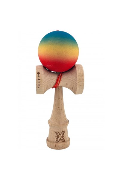 OEM Kendama X, Big Cups V2, Rubber Grip cu cupe mari, joc de îndemânare