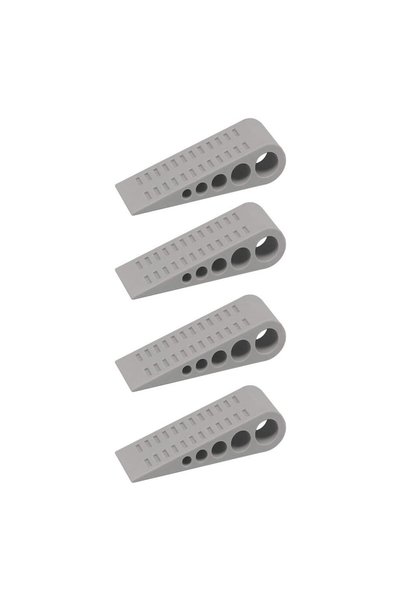 GENERAL 4piece Universal Rubber Door Stopper for All Spaces Safe and Durable ...
