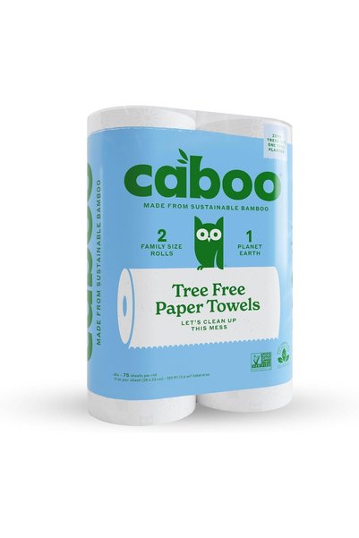 CABOO Set of 2 Non-Organic Kitchen Rolls