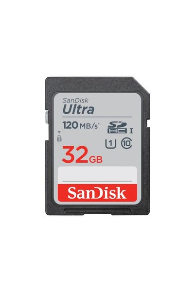 SanDisk Card de memorie Ultra SDHC, 32 GB, Clasa 10, UHS-I, U1, V10, până la ...