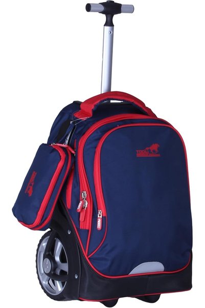 tooly Wheeled backpack with telescopic handle, travel bag, school bag, trolle...