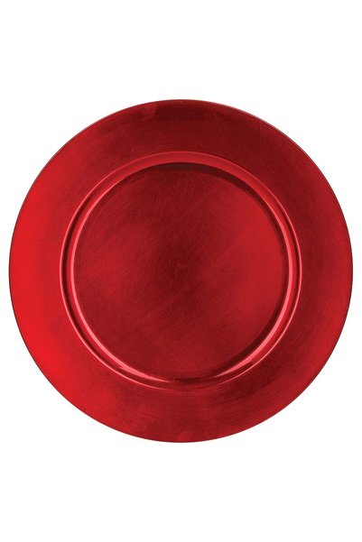 Atmosphera Platou rotund decorativ, rosu, D 33 cm |