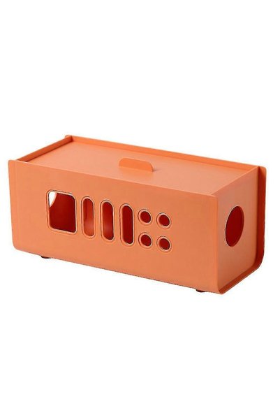 Noonedibs Cutie de depozitare a cablurilor colorate, cabluri, prelungitoare, ...