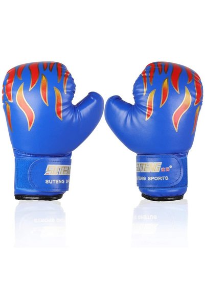Noonedibs Mănuși de box din PU pentru copii, mănuși de antrenament pentru cop...