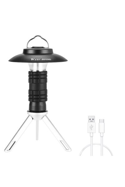 Noonedibs Lampă camping LED ușoară, 3 moduri, reîncărcabilă USB, super lumino...
