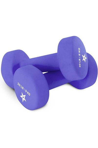 Yes4All Hexagon Neoprene Coated Dumbbell (Pair) - Multiple Weight Options