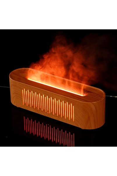 KASTWAVE موزع الزيوت العطرية، موزع للعلاج بالروائح العطرية على شكل لهب مدفأة،...