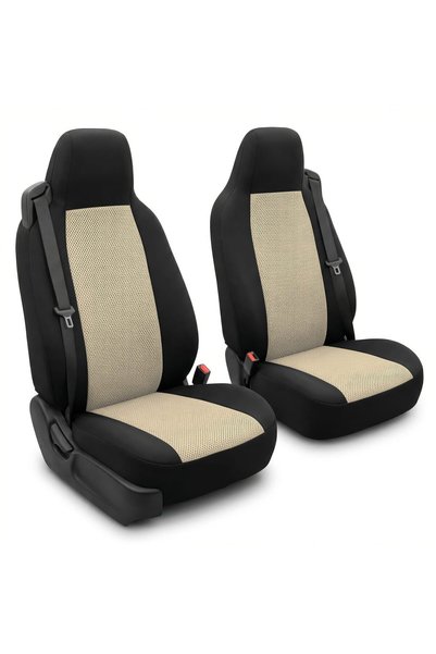 FH Group Front Set Cloth Car Seat Covers for Bucket Seats, 2 Piece Universal ...
