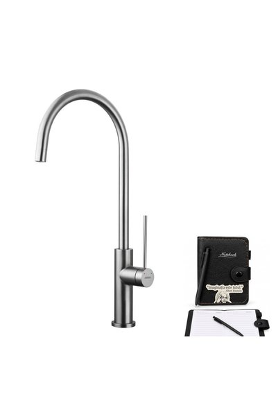 OEM Baterie de bucătărie, monocomandă, stativ, pipă înaltă, inox, inox, cu ca...