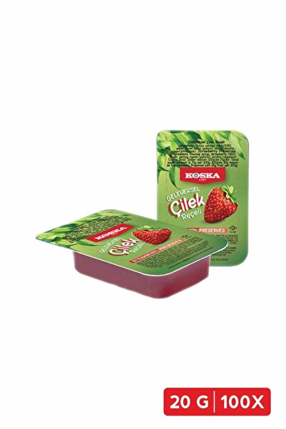 Koska Piknik Reçel (çilek) 20 Gr X 100 Adet
