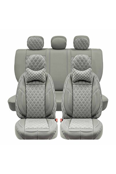 Stil غطاء مقعد سيارة شبه جلدي فاخر من Dacia Lodgy، مجموعة أمامية/خلفية متوافقة