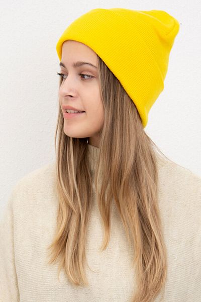 Mıçı Cameo Folded Yellow Unisex Beret
