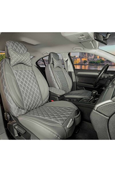 Stil Nissan Pulsar Front Rear Set Luxury Semi Leather Auto Seat Cover