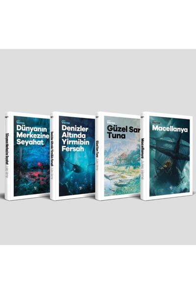 Halk Kitabevi Jules Verne Öyküleri Seti - 4 Kitap