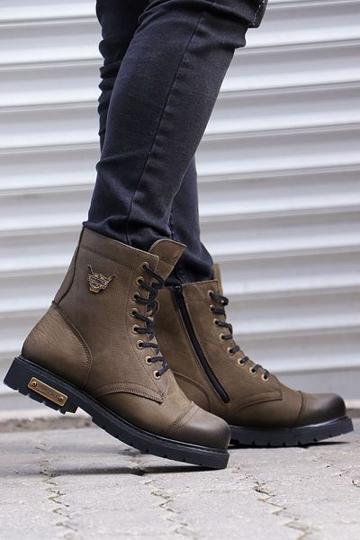 Hammer Jack 18505 Ανδρικές μπότες με φερμουάρ από γνήσιο δέρμα (36-45)
