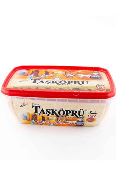 TARİHİ TAŞ KÖPRÜ HELVACISI 700 Gr. Pet Kase Sade Helva