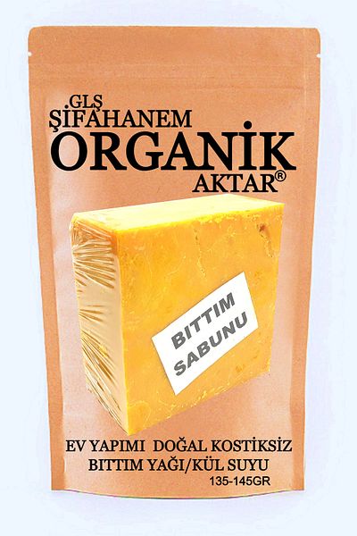 GLŞ ŞİFAHANEM ORGANİK AKTAR صابون بيتيم 3 قطع