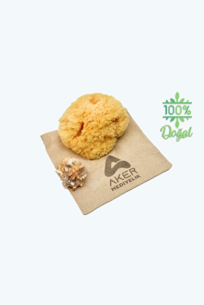 Aker Hediyelik Deniz Süngeri Modeli 10-17gr Detay Yazılı Paketli Ürün