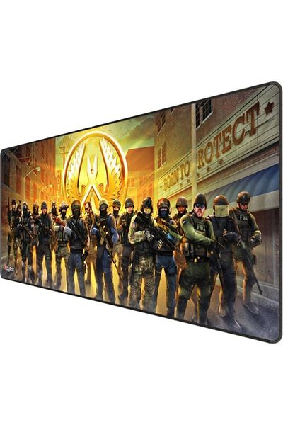 Digipod لوحة ماوس ألعاب مقاس 90x40 Xxl لوحة ماوس ألعاب كبيرة بقاعدة مضادة للانزلاق بسُمك 4 مم