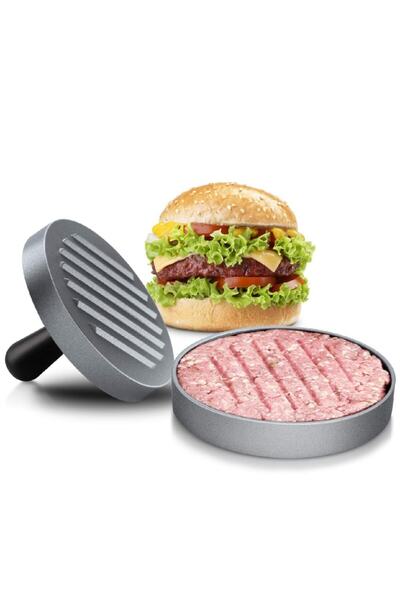 Genel Markalar Hamburger Köfte Presi Pratik Köfte Yapma Aparatı Metal Kıyma B...