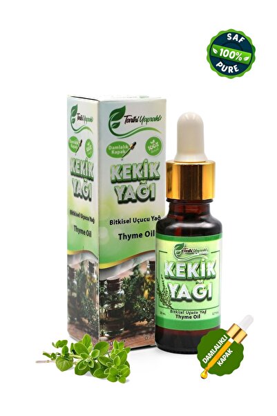 TARİHİ YAPRAKLI 20 مل زيت الزعتر العطري النقي 100%