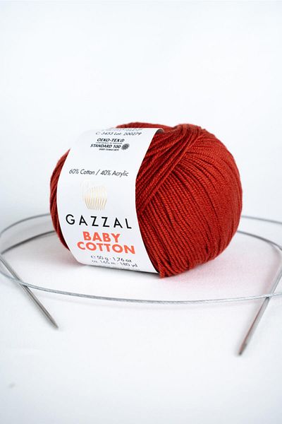 Gazzal Βρεφικό βαμβακερό Amigurumi Punch Πλεκτό Κλωστή, 50 gr (3453)