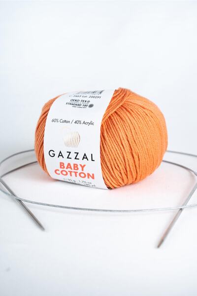 Gazzal 50 gr Baby pamučna amigurumi pređa za pletenje - ručno (3465)