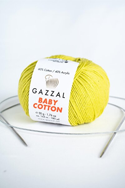 Gazzal Dječja pamučna amigurumi pređa za ručno pletenje, 50 gr (3457)