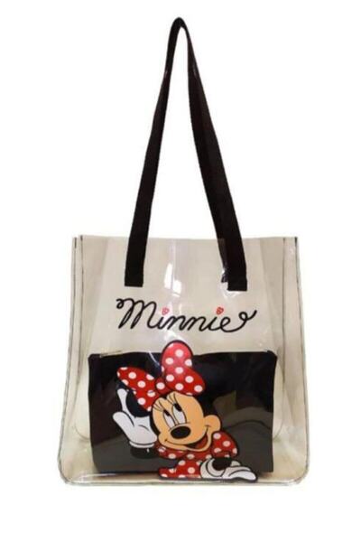 Shopiolog Διάφανη Τσάντα Παραλίας 40 Χ 37 εκ. Εξαιρετικά Μικρή Τσάντα