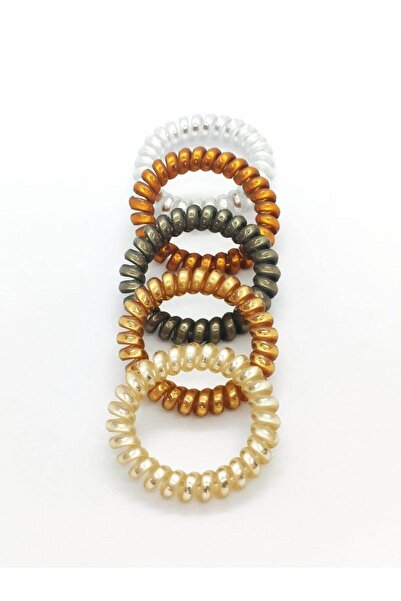 Shopiolog مكرونة مشبك مطاط ملون 5 قطع